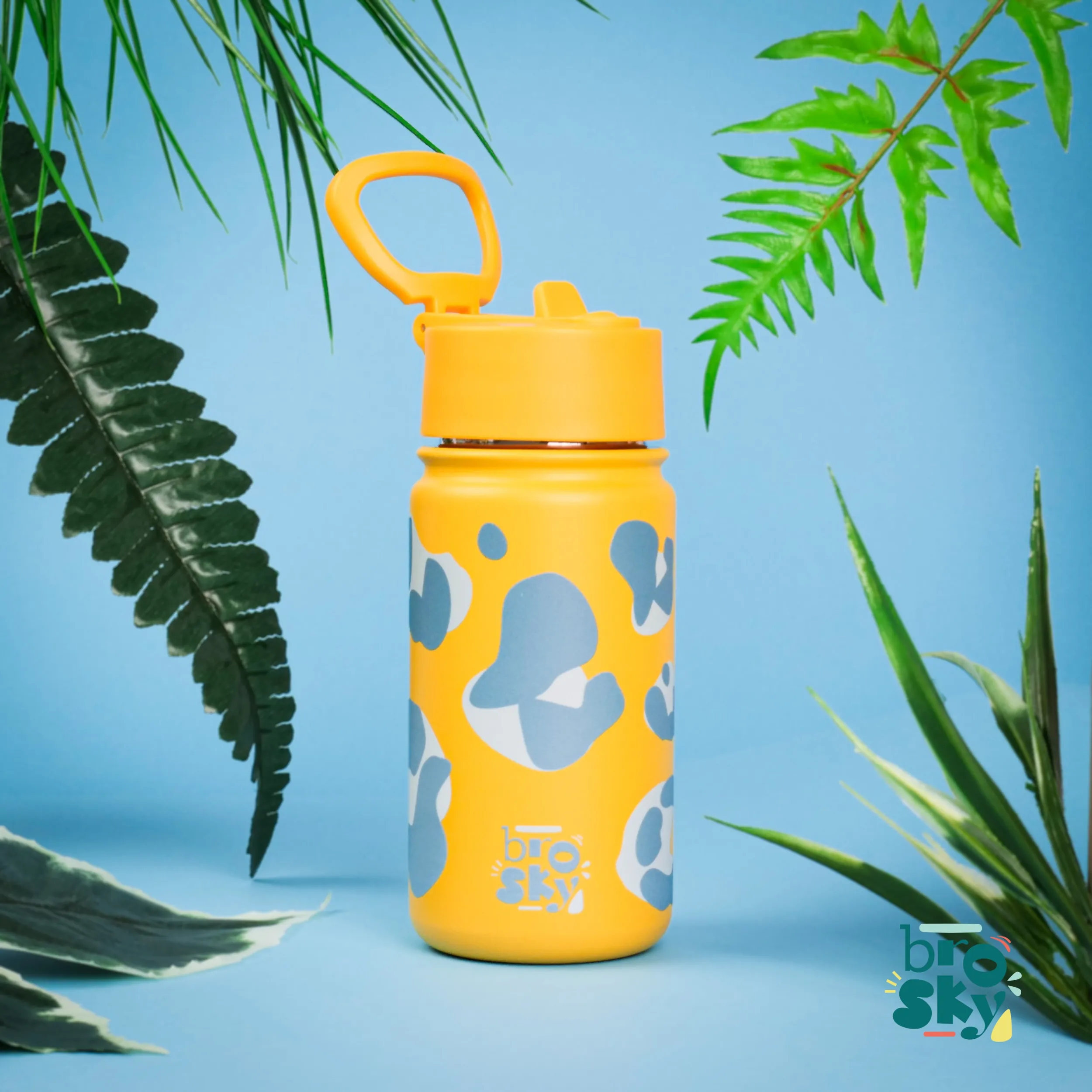 Żółty bidon na wodę Brosky Wild