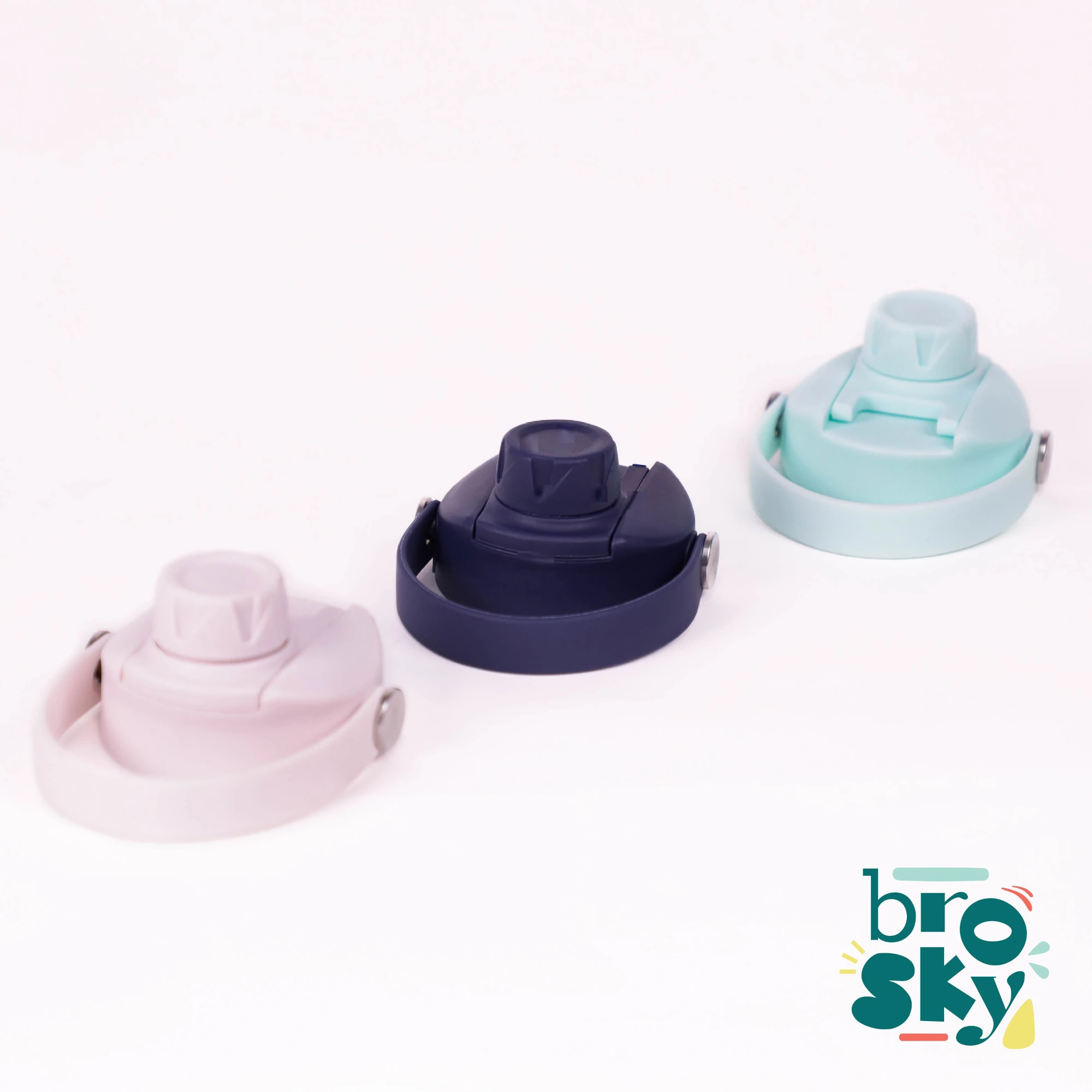 3 kolory zakrętek butelek Brosky Glass