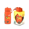 Brosky Kids Ceglasta butelka na wodę dla dzieci w motyw safari 450 ml