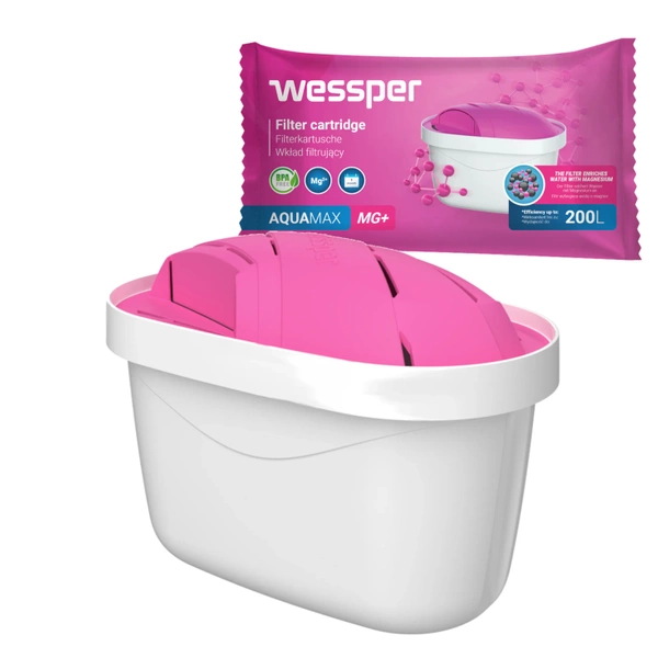 Wessper AquaMax MG+ Wkład filtrujący do dzbanka 5 sztuk