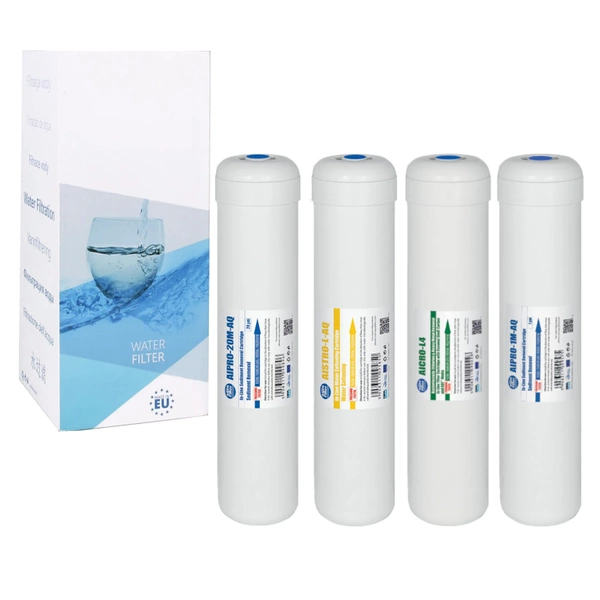 Aquafilter EXCITO-ST-CRT Zestaw 4 wkładów filtrujących