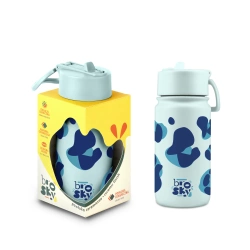 Brosky Wild Miętowy bidon na wodę z nadrukiem 450 ml
