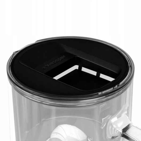 Wessper AquaClassic Crystalline 3L Czarny szklany dzbanek filtrujący
