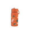 Brosky Pattern Stalowa butelka na wodę w kolorze ceglanym 450ml