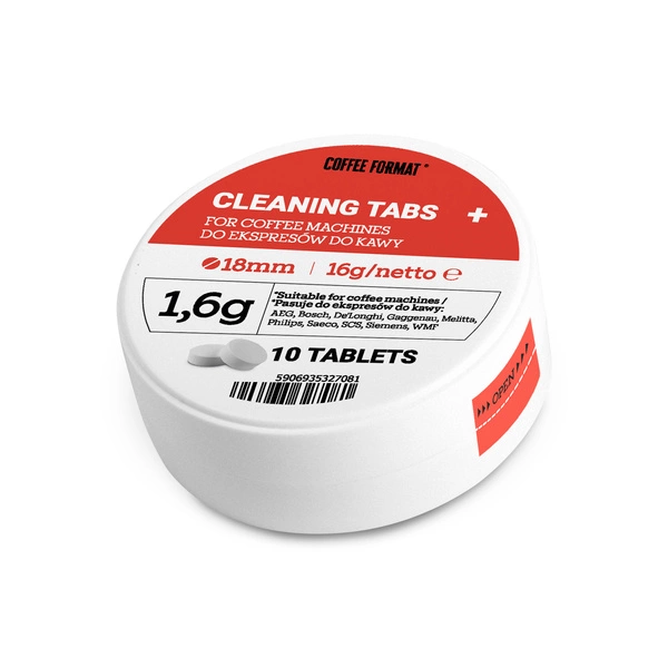 Coffee Format  Cleaning Tabs+ 10x1,6g Tabletki do czyszczenia ekspresów