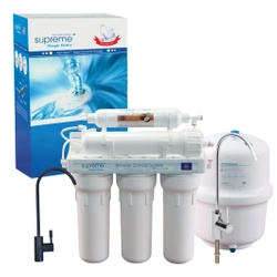 Supreme RO5 Premium Filtr odwróconej osmozy z czarnym kranikiem FX01-BKM