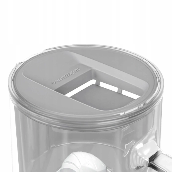 Wessper AquaClassic Crystalline 3L Szary szklany dzbanek filtrujący