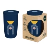 Coffee Format Niebieski kubek termiczny z motywem abstrakcyjnym 350 ml