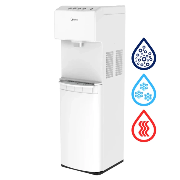 Midea JS1844S SODA PLUS WHITE Wolnostojący dystrybutor wody gazowanej