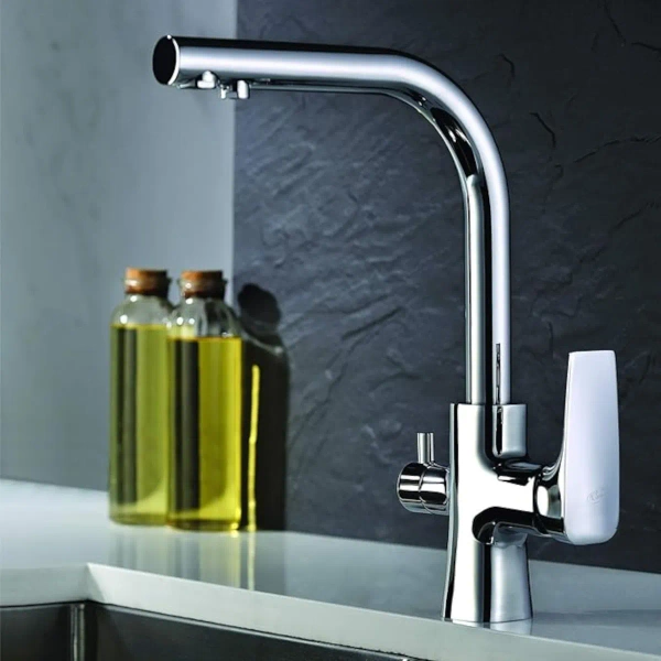 Blue Water Tivoli Chrom Trójdrożna bateria kuchenna