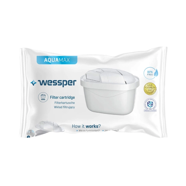 Wessper AquaMax Wkład filtrujący do dzbanka 5 sztuk