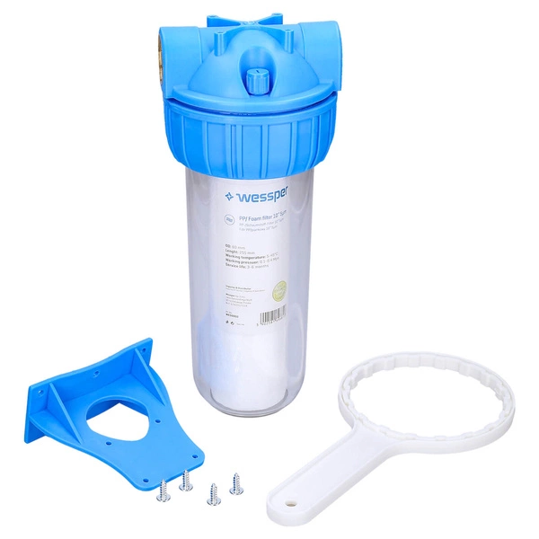 Wessper Pojedynczy korpus filtr wstępny wody 1"