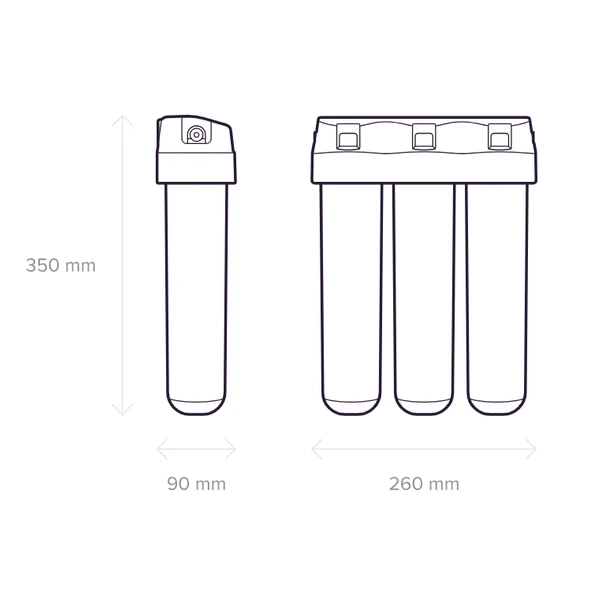 Aquaphor Kryształ A Filtr do wody pod zlewozmywak
