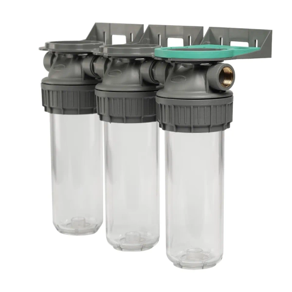 Ecosoft 3P ECO TRIPLEX Potrójny korpus narurowy 9¾" z przyłączem ¾"