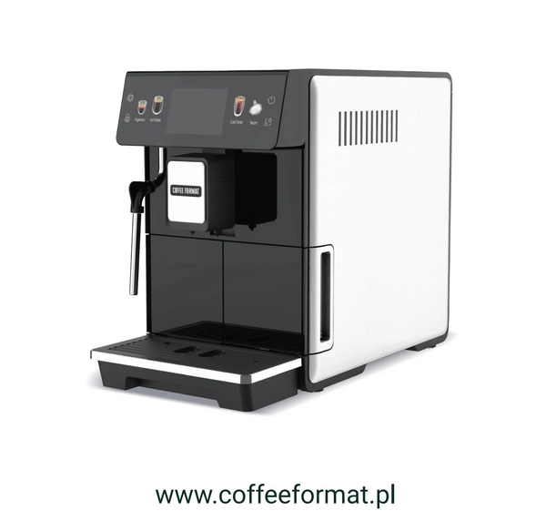 Automatyczny ekspres do kawy MINI STEAM White Coffee Format