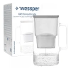 Wessper AquaMax Crystalline 3L Szary szklany dzbanek filtrujący z 3 wkładami