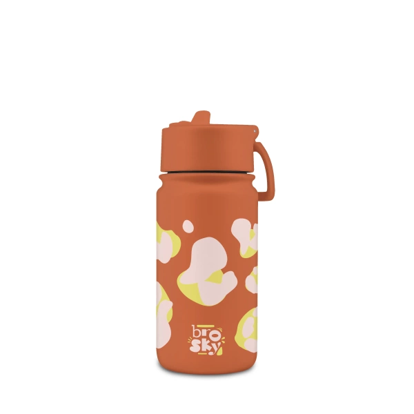 Brosky Wild Ceglasty bidon na wodę z nadrukiem 450 ml