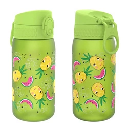 ION8 Zielona butelka na wodę w ananasy i arbuzy 350 ml