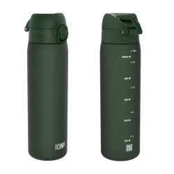 ION8 Zielona butelka na wodę z miarką 500 ml