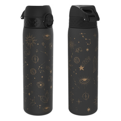 ION8 Czarna butelka na wodę w motyw wszechświata 500 ml