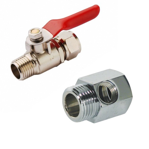 Aquafilter Zestaw przyłącze FT03 + zawór kulowy SEWBV1414