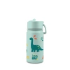 Brosky Kids Miętowa butelka na wodę dla dzieci w dinozaury 450 ml