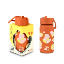 Brosky Wild Ceglasty bidon na wodę z nadrukiem 450 ml