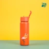 Brosky O. Ceglasty bidon na wodę ze słomką 550 ml