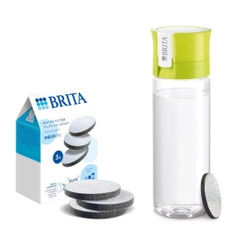 Brita Fill&Go Vital Butelka filtrująca limonka 0,6l + 4 wkłady filtrujące