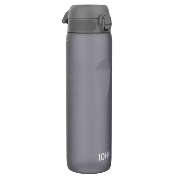 ION8 Szara butelka na wodę z miarką 1000 ml