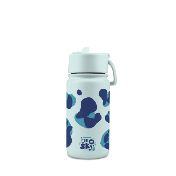 Brosky Wild Miętowy bidon na wodę z nadrukiem 450 ml