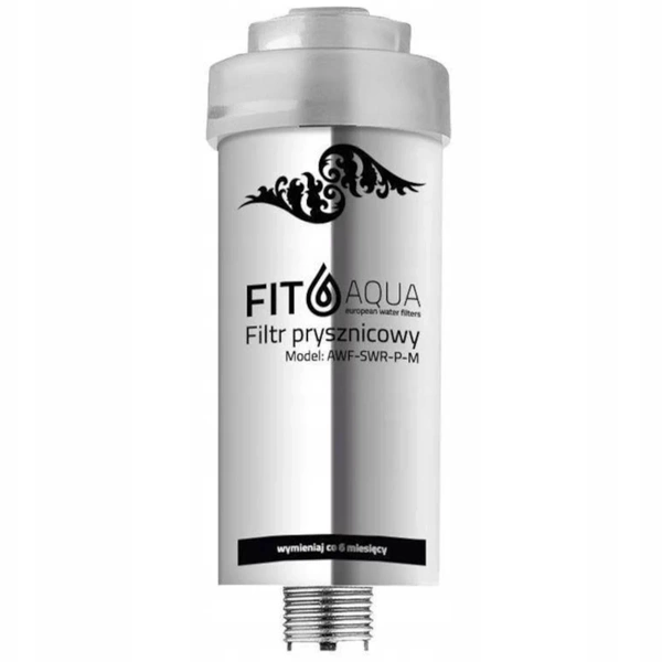 FITAqua AWF-SWR-P-M Srebrny filtr prysznicowy z KDF 2 sztuki