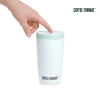 Coffee Format Miętowy kubek termiczny z motywem mapy 350 ml
