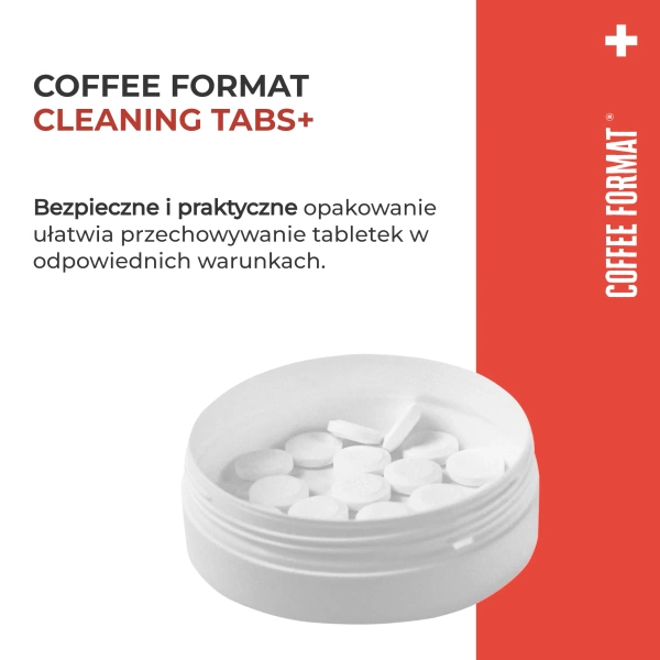 Coffee Format Cleaning Tabs+ 10x1,2g Tabletki do czyszczenia ekspresów