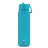Brosky Basic Stalowa butelka na wodę w kolorze morskim 680ml