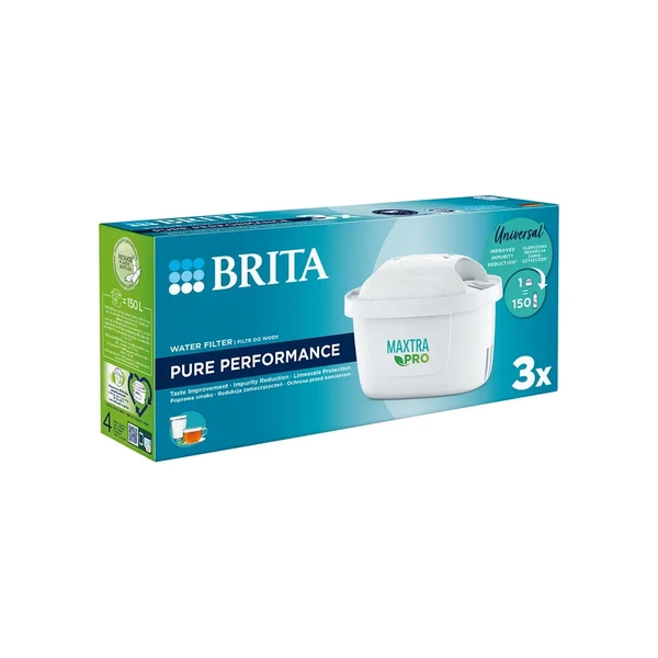 BRITA MAXTRA PRO Pure Performance 3 szt Wkłady do dzbanka filtrującego