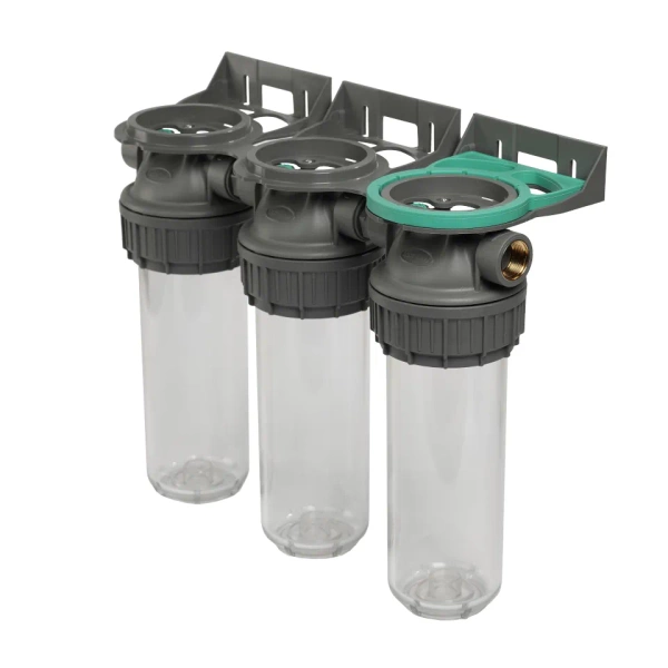 Ecosoft 3P ECO TRIPLEX Potrójny korpus narurowy 9¾" z przyłączem ¾"