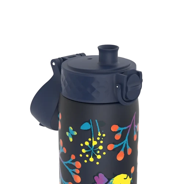 ION8 Granatowa butelka na wodę dla dzieci w ptaki 500 ml