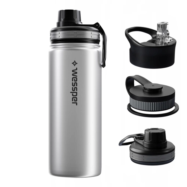 Wessper ActiveMax 0,5l Stalowa butelka termiczna