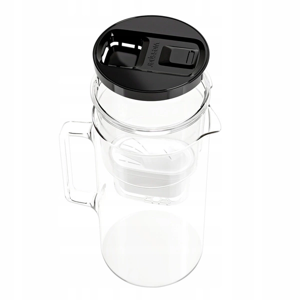 Wessper FutureFlow AquaMax Czarny dzbanek filtrujący z licznikiem 3l