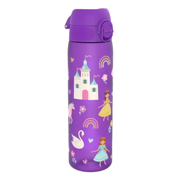 ION8 Fioletowa butelka na wodę dla dzieci w księżniczki 500 ml