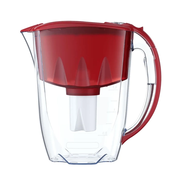 Aquaphor Ideal 2,8L Czerwony dzbanek filtrujący z wkładem B15