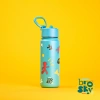 Brosky Pattern Stalowa butelka na wodę w kolorze morskim 550ml
