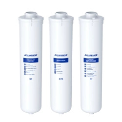 Aquaphor Kryształ B ECO Zestaw 3 wkładów do podzlewowego filtra wody