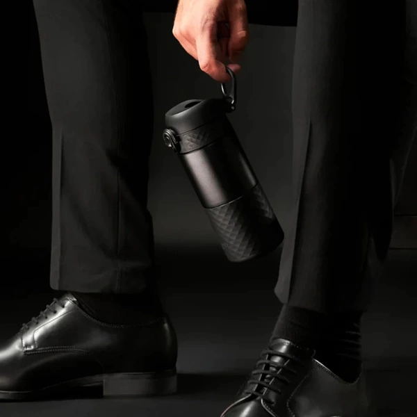 ION8 Czarny kubek termiczny 360 ml