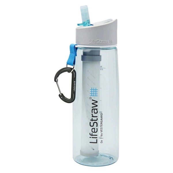 LifeStraw Go Błękitna butelka filtrująca 0,65L Light Blue