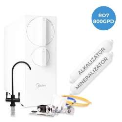 Midea 800GPD RO7 Odwrócona osmoza z mineralizatorem i alkalizatorem