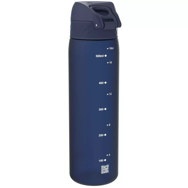 ION8 Granatowa butelka na wodę z miarką 500 ml