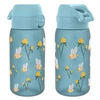 ION8 Niebieska butelka na wodę w pszczoły i kwiaty 350 ml