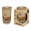 Coffee Format Brązowy kubek termiczny z motywem abstrakcyjnym 350 ml